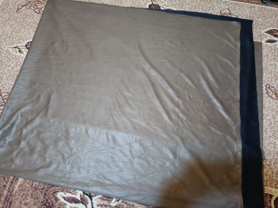 Штора блекаут коричнева (чорна тканина - основа з коричневою пропиткою