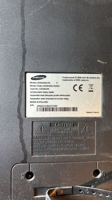 Podstawa noga stopa plus śruby do TV Samsung LE32A330