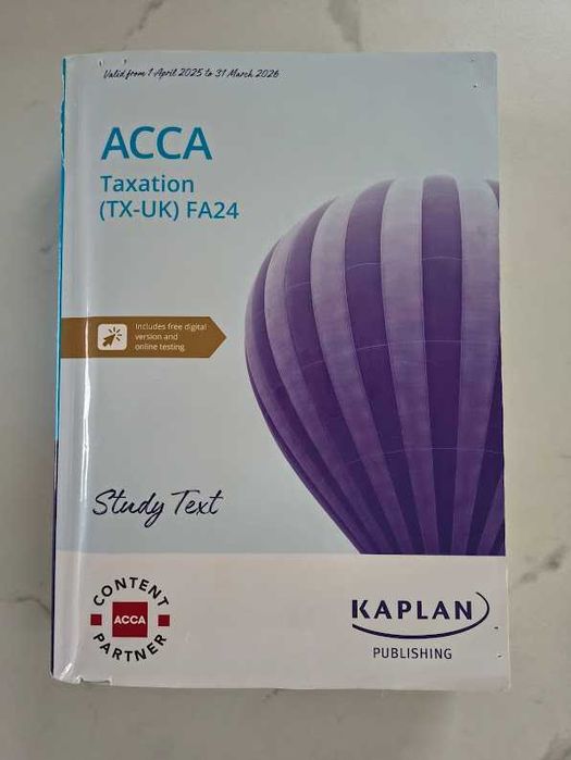 ACCA Taxation (TX-UK) FA24 Kaplan Publishing