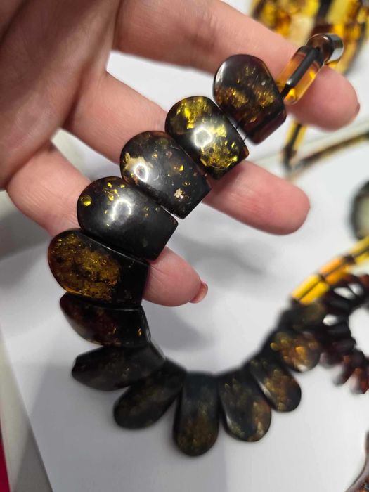 Naszyjnik kleopatra z bursztynu