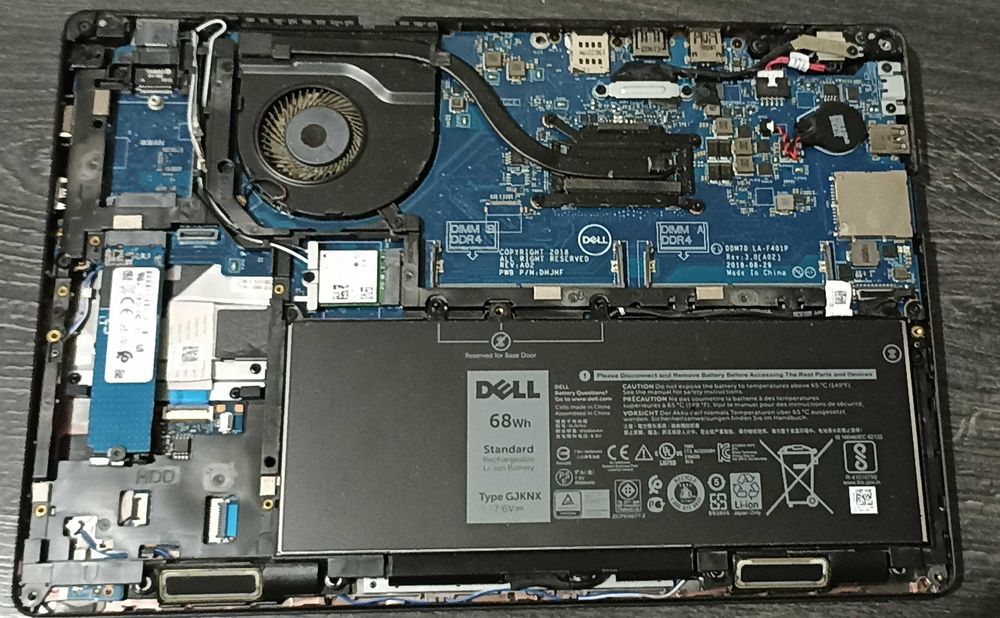 Запчасти (разборка) ноутбука Dell Latitude 5490 по частям