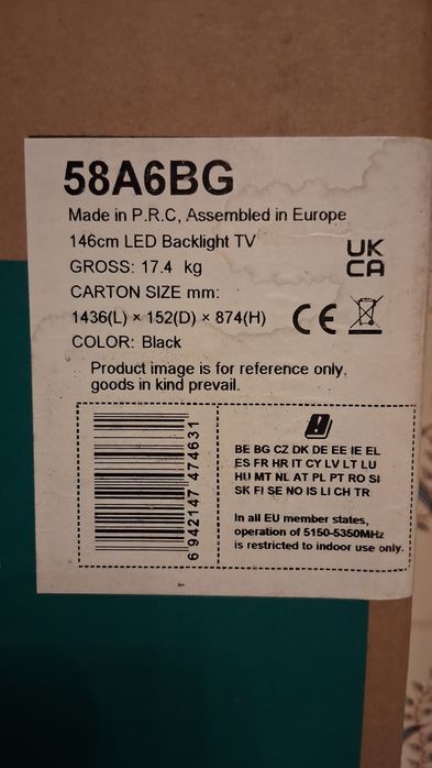 Televisão Hisense (nova)