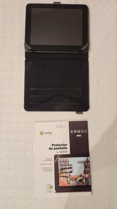 Tablet BQ Curie com película proteção ecran
