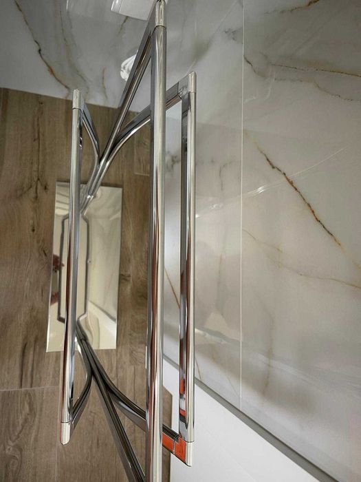 Toalheiro com 3 barras cromado 48,5 x 88