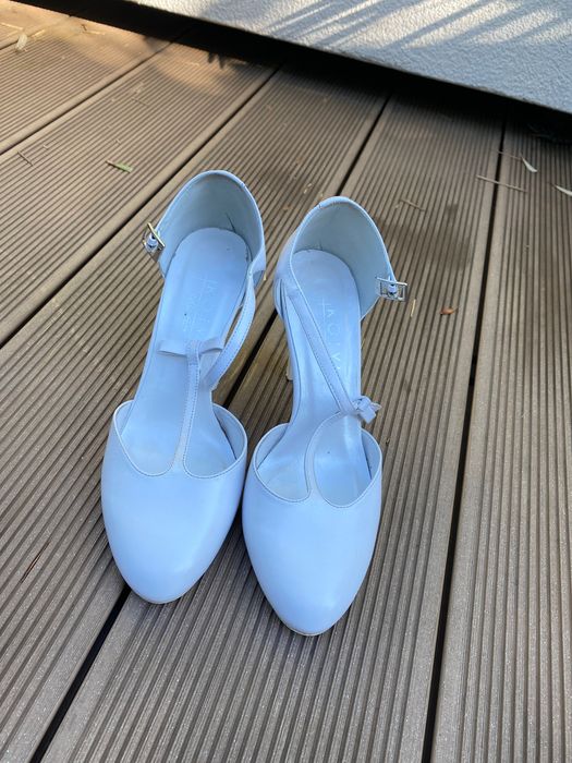 Buty ślubne białe Kotyl - 36
