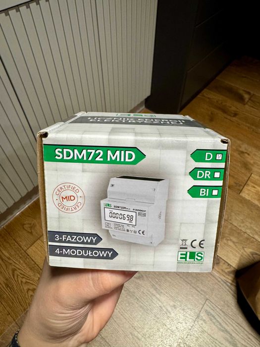 Licznik ELS 3-fazowy 100A 4-modułowy SDM72D