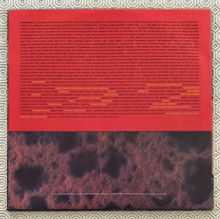 Skinny Puppy - Rabies LP