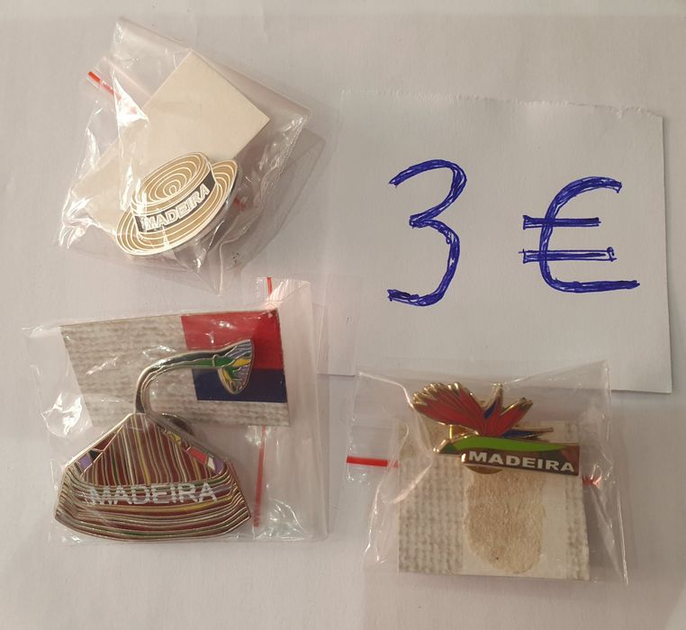 Pin de coleção alusivos à ilha da Madeira