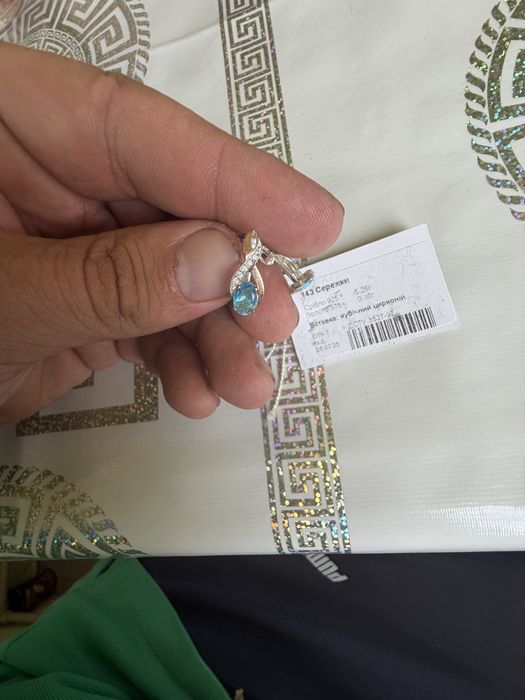 Продам серьги серебряные новые