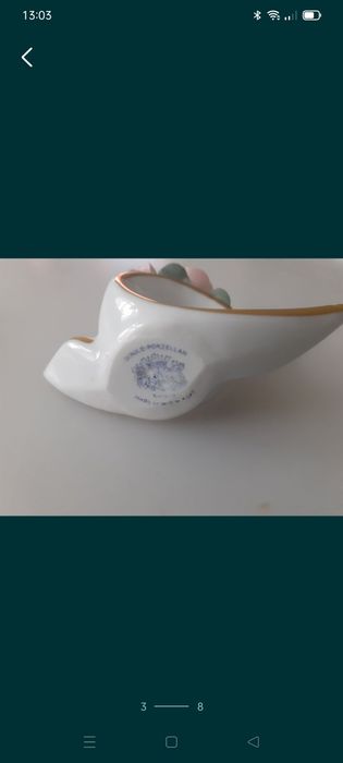 Serwetniki kolekcjonerskie porcelanowe.