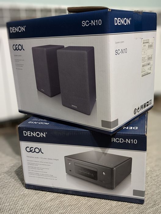 Мини-система Denon Ceol N10 (проигрыватель+колонки)