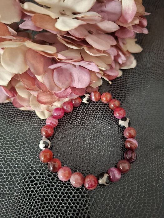 Bransoletka handmade z naturalnych kamieni