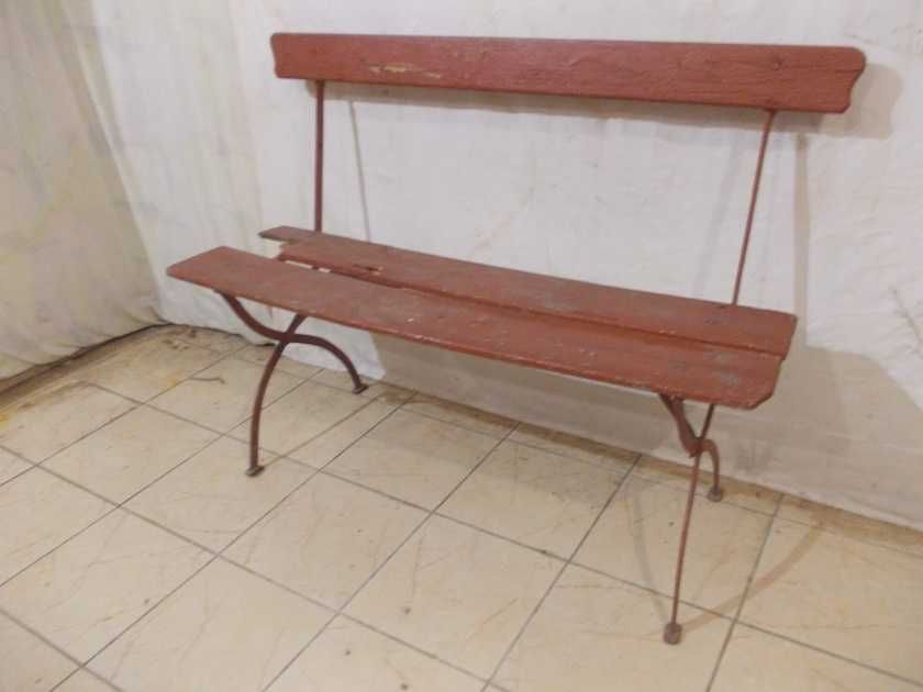 Stara ławka ogrodowa lata 70