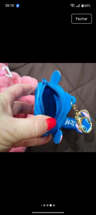 Mala e carteira do Stitch