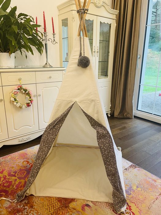 Tipi namiot naturalna bawełna Idealny