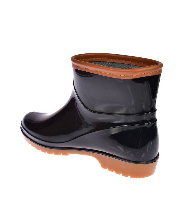 Kalosze damskie gumowce ogrodniczki XK-07 BK/br r. 37