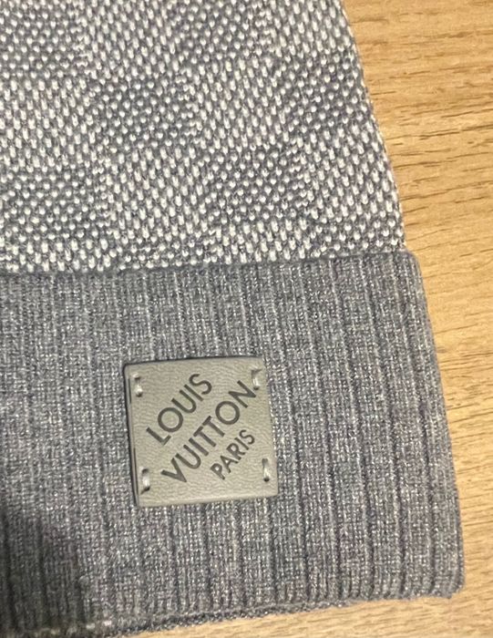 Gorro Damier da Louis Vuitton 'Cinza'