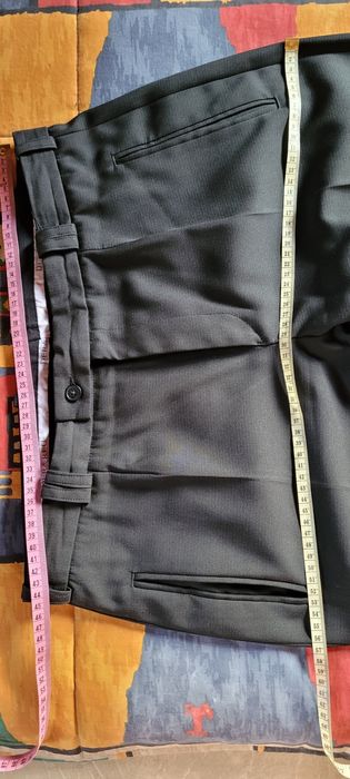 Czarne męskie klasyczne spodnie L/50-52