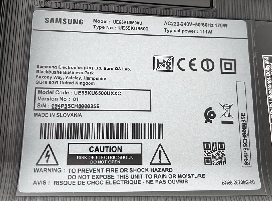 Televisão Samsung 55 polegadas