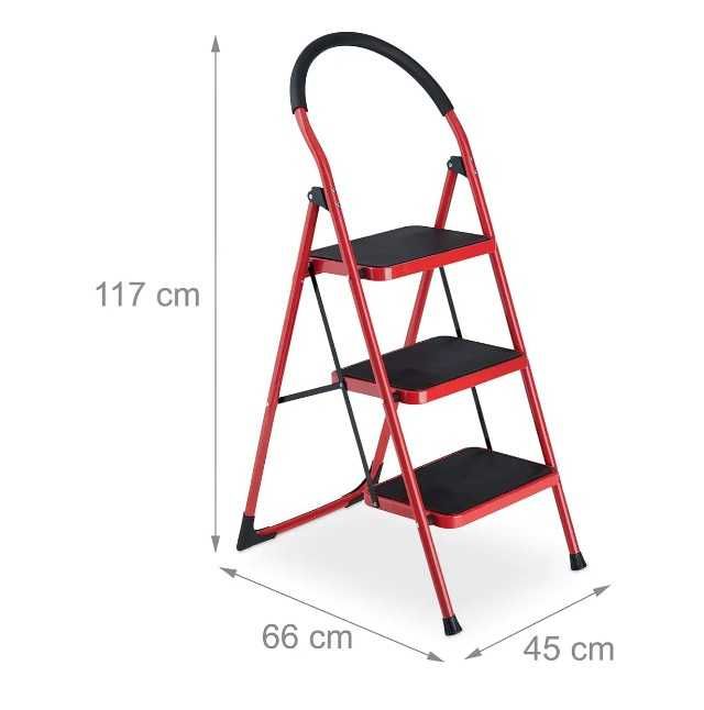 Стремянка односторонняя "Технолог" на 3 ступени, до 150 кг, 125х45 см