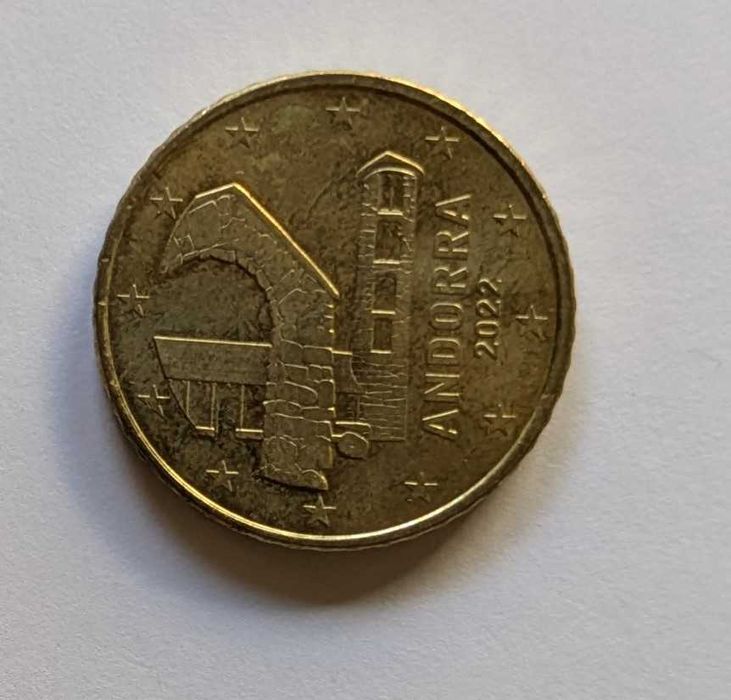 Moeda 50 Cêntimos / 0,50€ - 2022 - Andorra - Euro