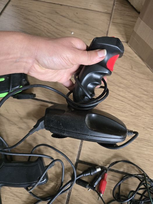 Zestaw Retro 9-pin: Joystick STC Match-Pro 959-Turbo + Pistolet + Joystick C64 Amiga Atari Pegasus