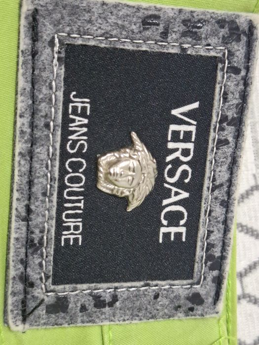 Calça / Jeans VERSACE I Ganga unisex Skinny Tasche  | ORIGINAIS | Novas | logótipo Versace em relevo e Medusa de metal em três dimensões
