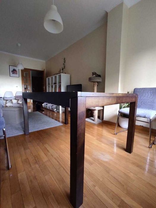 Mesa madeira 150x55 extensível