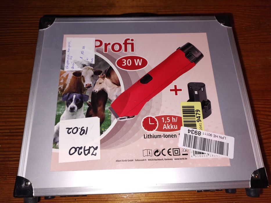 Kerbl 18266 profesjonalna maszynka do strzyżenia zwierząt