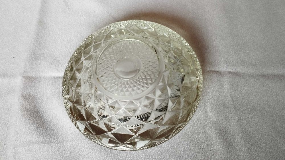 Szklana popielnica PRL