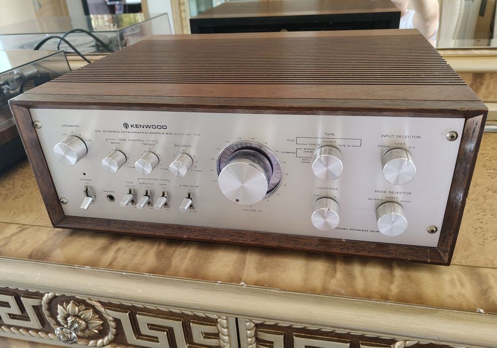 TRIO ( Kenwood) KA-7100D DC wzmacniacz i magnetofon kasetowy dodatkowo