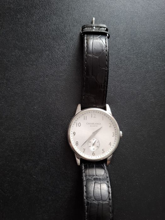 Stylowy Zegarek Casablanca Quartz – Elegancka tarcza, idealny na projekt