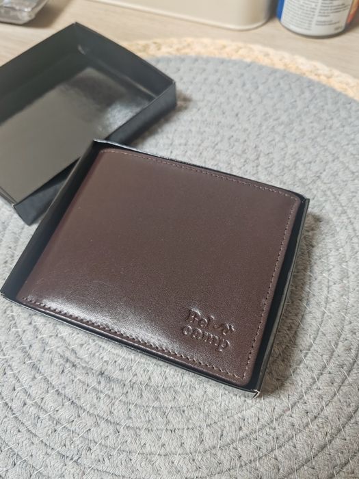 Carteira homem pele castanha Belcamp - Nova