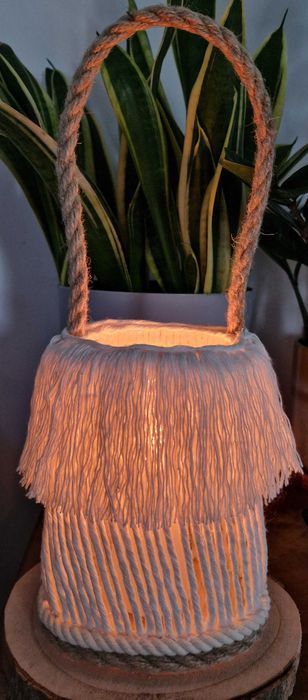 Lampion, latarnia na świeczkę, świecznik BOHO