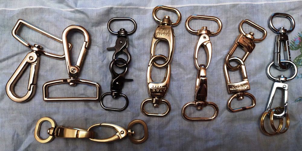 карабины, цепочки, фурнитура, кольца
