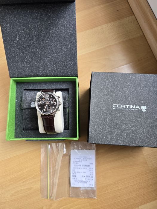 Jak nowy Zegarek Certina DS-8 chronograph moon phase