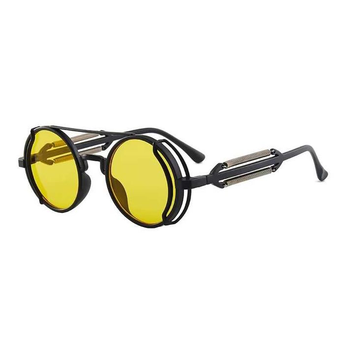 Okulary przeciwsłoneczne steampunk vintage UV400