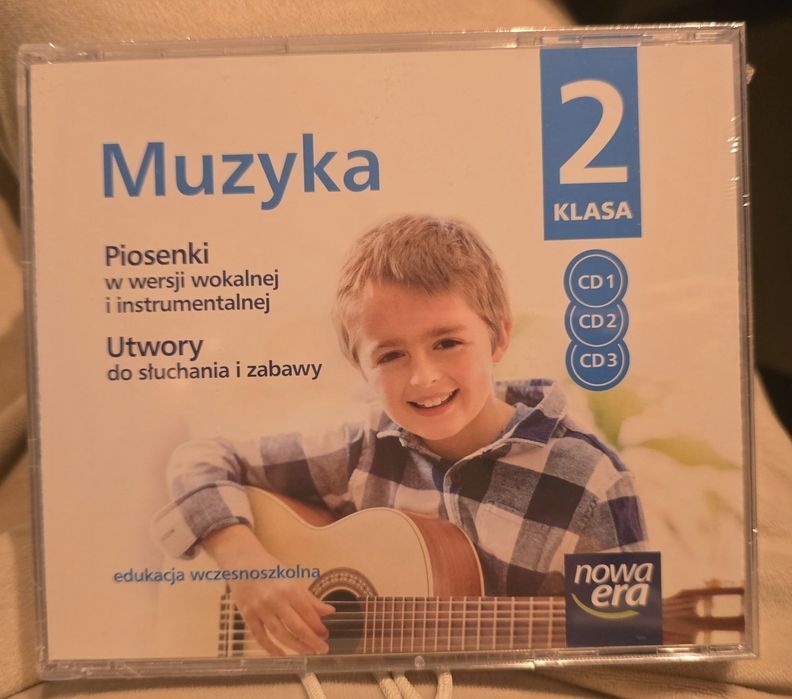 Muzyka klasa 2 zestaw 3 płyt cd nowa era nowe nie używane