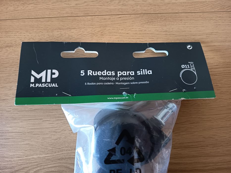 Rodas para cadeira escritório