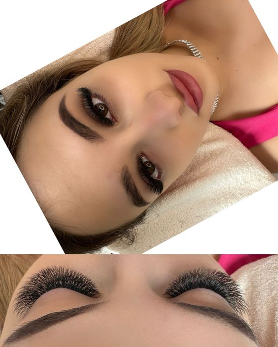 Нарощування вій : класика та обєми ( 2D-10D) - 500 грн