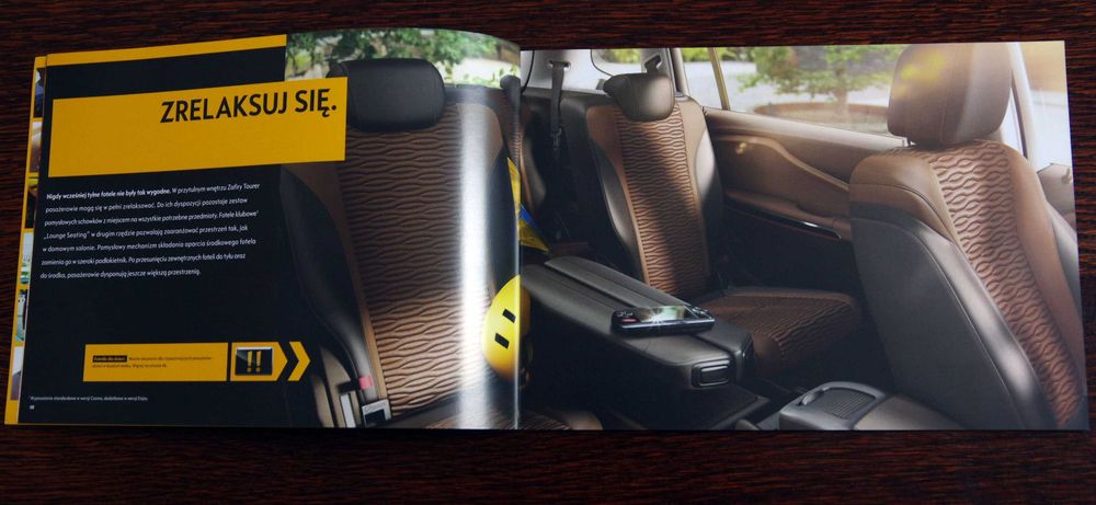 OPEL ZAFITA C - katalog prospekt