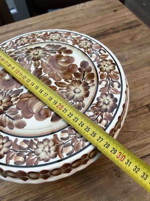 Stara porcelana polska KOŁO patera na tort PRL