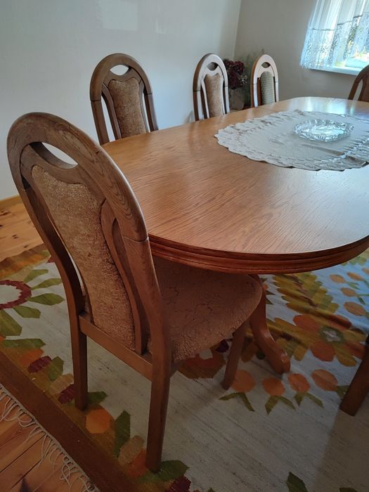 Stół dębowy rozkładany