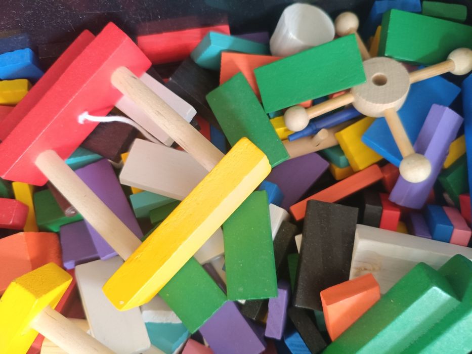 Klocki drewniane 4kg