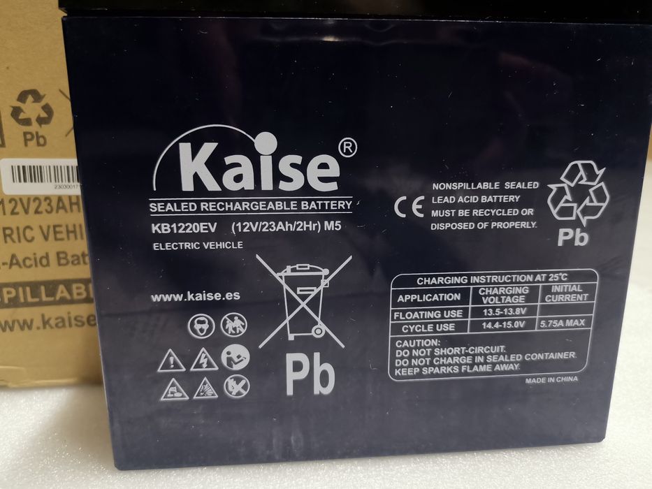 Baterias 12V 20Ah 36V 48V 60V  SLA chumbo Bicicleta Scooter eléctrica