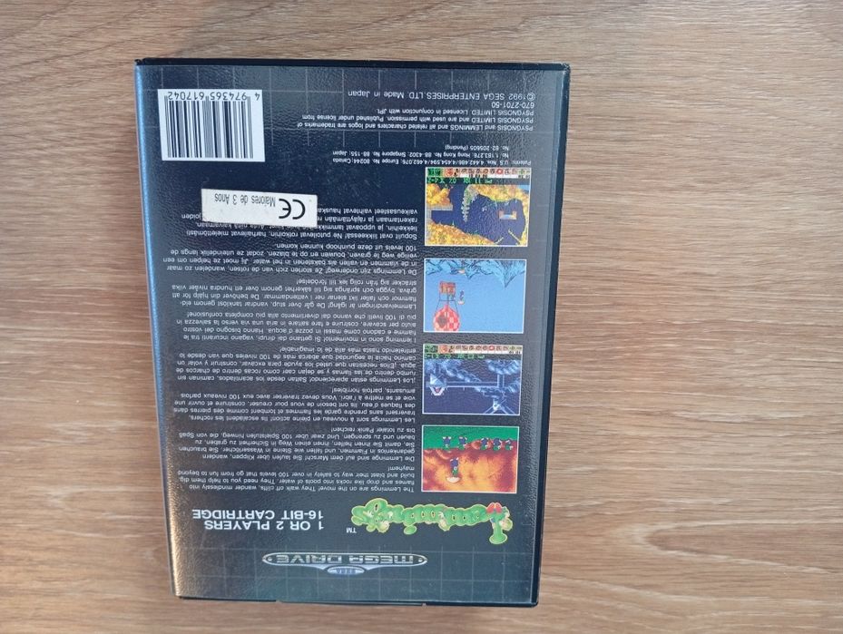 Lemmings Sega Mega Drive Completo