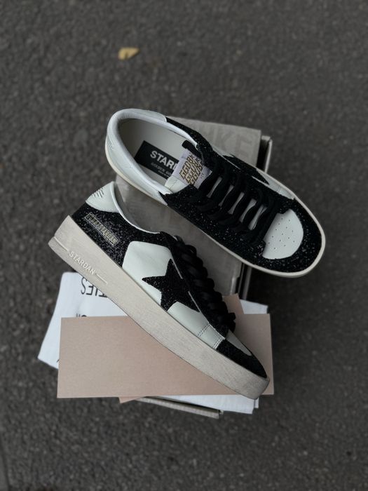 Кеди кросівки голден гуз golden goose gg кроссовки гуси со звездой женские с потертостями