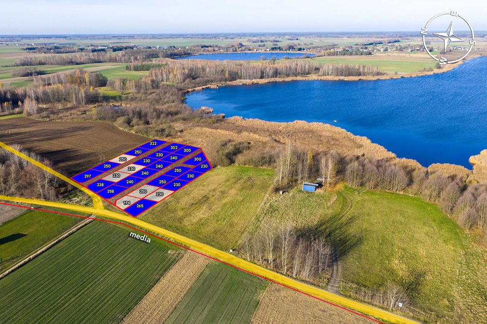 Działka w pierwszej linii brzegowej Jezioro Uścimowskie - View 3