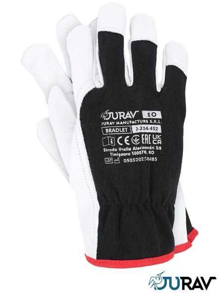 Рукавиці робочі шкіряні J-BRADLEY BW Розмір 10