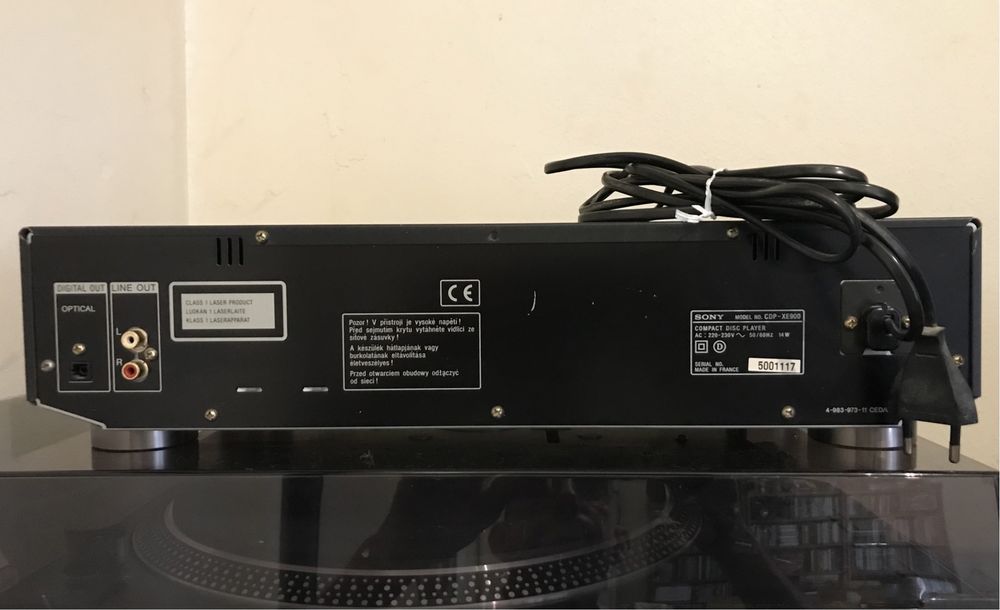 Leitor CD Sony CDP-XE900